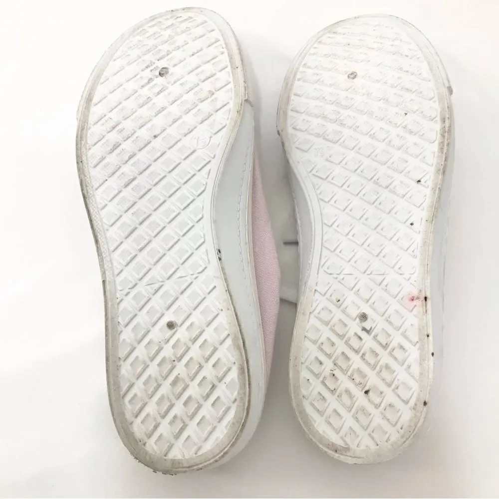 Maurices MACY Pastel Pink Slip On Lace Up Sneakers